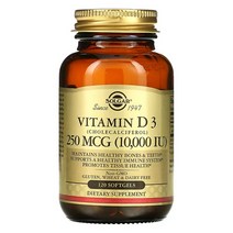 솔가 비타민 D3 250 mcg 120 소프트젤 1통, 2개, 120정