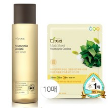 자연의벗 다자연 어성초 케어 토너 + 마스크팩 10매, 상세설명 참조, 토너+어성초 5매