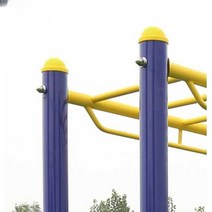 야외평행봉 구름사다리 철봉훈련 헬스프레임 철제, B - 사진 상세 참조