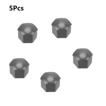 자동차 차량용 볼트 너트 실리콘 육각 소켓 자동차 휠 허브 나사 커버 너트 캡 림 17/19/21mm 외부 장식, 03 5Pcs grey_03 21mm 5pcs