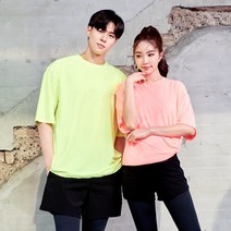 벤디스 비치웨어 루즈핏 프렌즈 커플 래쉬가드 상의 CT004, M_공용, 블랙