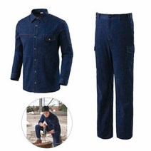 티뷰크 S/S 작업복 TB-19-15J/P 상하의, 색상:상의-L(95)|사이즈:하의-34