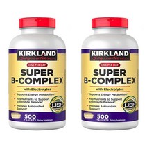 Kirkland Super B-Complex 커클랜드 슈퍼 비 콤플렉스 500정 2팩, 1개