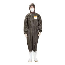 식품공장 작업복 일회용 분진복 무균실 근로자 보수 제조업 안전용품 석면, (투피스)-L