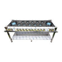 오즈테크 업소용 가스렌지 1800 양타 간택기 친환경 세라믹 버너 LPG LNG 화구, 1세대 무쇠화구, 최고급C타입
