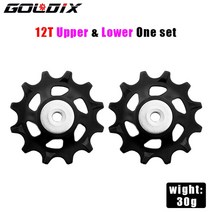 자전거 기어 변속기 부품 GOLDIX-MTB 자전거 풀리 휠 나일론 섬유 11T 12T 도로 자전거 자키 뒷 변속기 수리 키트 시마노 Sram X01 XX1 GX nx용, 05 12T one set