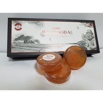 제주우다 제주 진황칠 효소비누 고급포장 선물용 셋트(100g 3개))사은품 2중비누망과 3M강력접착 스텐 다용도 슬림후크