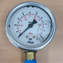 아나로그 국산 압력게이지 압력계 63mm 0~10bar PT1/4, 셀럽스터디 본상품선택, 상세페이지 참조