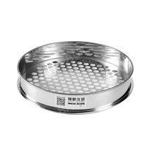 블루베리선별기 과일채 스테인레스 거름망 원예 토양 수동 과일선별기, 01.직경20cm304스테인레스, 1개