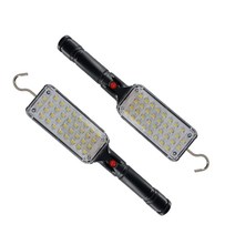 손전등 LED 충전용 34구 캠핑 랜턴 휴대용 야간 자석 고리 집광렌즈 고효율, LED손전등(충전기포함)