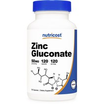 뉴트리코스트 아연 글루콘산염 50mg 캡슐, 120개입, 1개, 120정