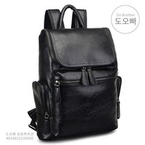 도오빠 백팩 가죽 배낭 노트북 가방 남성 남자 데일리 대용량 빅사이즈 스퀘어 방수 스크래치 방지 여행 학생 캐주얼 20대 30대 소프트 출장