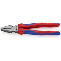 KNIPEX Tools - 하이 레버리지 콤비네이션 플라이어 멀티 컴포넌트 테더드 부착물(0202225TBKA), 테더 포인트/컴포트 그립