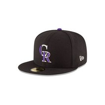 New Era 남성 뉴에라 블랙 콜로라도 로키스 정품 컬렉션 필드 59FIFTY