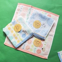 일본 타올 F 미니 손수건 여자 여성 타올 면 휴대용