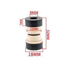 쇽업쇼바 자동차 에어 다운스프링 쇼바스프링 자전거 후면 충격 22/24/32/44/50/52/54/68mm 알루미늄 합금, 03 32mm