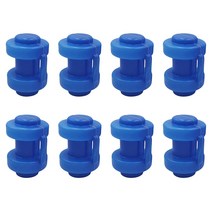 8PCS 트램 폴린 인클로저 폴 캡 플라스틱 트램 폴 교체 미니 트램 폴린 다리 캡의 25mm 캡, 하나, 보여진 바와 같이