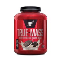 트루매스 2.54 kg 쿠키 크림 BSN 탄수화물 게이너 BCAAs 비에스엔 미국직구, 1개
