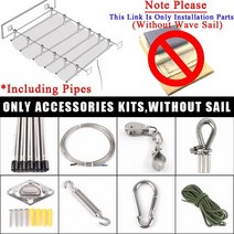 접이식 어닝 천막 차양 방수 웨이브 텔레스코픽 햇빛 돛 정원 가리개 야외 개폐식 퍼걸라 차단 그늘 스크린, 143.Only Full Kits - 2x2m