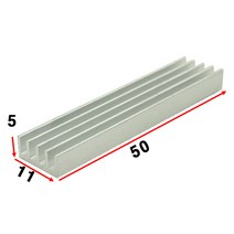 JINHA 방열판 알루미늄 방열패드 방열시트 50x11x5