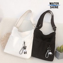 워터샤인 데일리 캔버스 베어키링 크로스백 2개