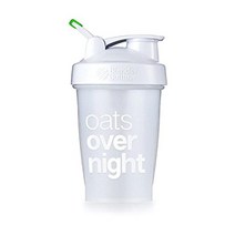 Oats Overnight Blender병 오버나이트 귀리를 위해 맞춤 제작 거품기 볼 없음 밀크 필 라인 투명/화이트/그린 591.5ml(20온스) 루프 탑