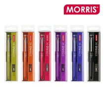 모리스 스타플로 3색 볼펜 0.7mm 낱개 / 다색 볼펜 / 부드러운 필기감 / 선명한 컬러 / 하이브리드 팁 / 부드러운 노크 버튼 / 독특한 헤더 디자인, Olive Green (올리브 그린)