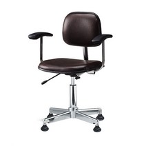 파미가구 챠밍 팔유의자 작업용의자 병원의자 진료의자, 밤색(고정형)