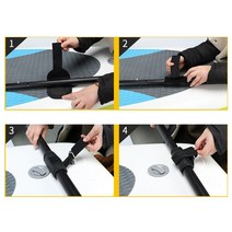 Sup 패들 버클 서핑 보드 홀더 안티-분실 스포츠 액세서리 수상 공급, 한개옵션0