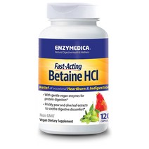 엔자이메디카 베타인 HCl 베타인펩신 Betaine 120캡슐
