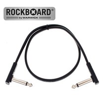 RockBoard Flat Patch Cable - Black (30cm), *