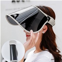 자외선차단 돌돌이 썬캡 그레이 자외선차단모자