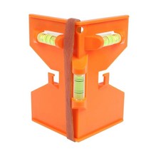 [무료배송]Angle Gauge Spirit Level Magnetic Inclinometer with Stra-p Adjustable Pipe Level R9UF, 01 Orange yellow