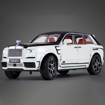 롤스로이스 컬리넌 투톤 럭셔리 SUV 1대24 자동차 미니카 모형 다이캐스트 청년K쇼핑, 화이트블랙