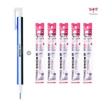 톰보 모노 제로 샤프식 지우개 밸류 세트, 1세트, 라운드스탠다드1개+리필라운드5개
