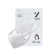 항균 방취 패션 마스크 지코드 에센셜 마스크 KC인증 UV차단 쿨링 마스크 남여공용 (그레이 민트 블랙 ) 중형M사이즈 10매/1set, 화이트, 중형 10매입 1세트