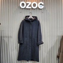 [오조크] 후드 방모 코트 foqwcca599h