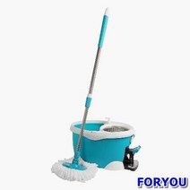 ForU484 핸드 페달스핀 겸용 회전 물걸레청소기 바닥청소용품 체육관용걸레 밀대리필, 상세페이지 참조