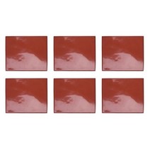 과일 건조기 식품 고추 6 팩 실리콘 탈수기 시트 비 스틱 스퀘어 엣지 트레이 육류 야채 매트, brown_L