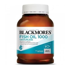 블랙모어스 냄새없는 피쉬오일 1000mg 400캡슐, 3개
