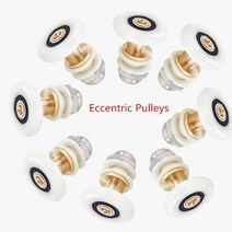 8 pcs 19232527mm 직경 샤워 유리 슬라이딩 도어 휠 롤러 욕실 슬라이딩, 직경 23mm, 6mm