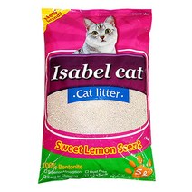 탈취효과 고양이 모래 과일 레몬향 5L 2개 고양이벤토나이트모래 뚠냥이배변모래