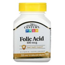 21세기 센트리 Folic Acid 엽산 400mcg 250정