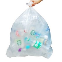 그린팩코리아 다용도 평판 비닐봉투 투명, 50L, 100개