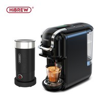 커피머신 휴대용 에스프레소 hibrew 커피 머신 카페테라 핫콜드 5in1 멀티 캡슐 19bar dolcegusto-milkampnexpresso 캡슐 ese pod 187, h2b m1a bk, 영국
