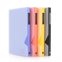 아톰 PP명함화일120명 N101 분홍 3단 110x190x15mm, 없음