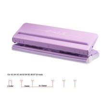 6공펀치 6공 타공기 셀프제본 펀칭기 3공, A