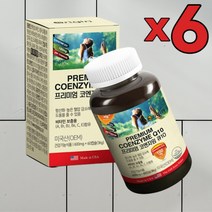 6개 묶음 항산화영양제 코엔자임큐텐 코큐텐 코큐텐추천 코엔자임 큐텐 항산화