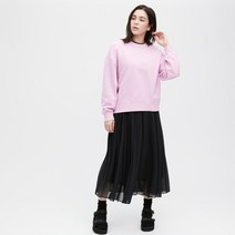 일본 유니클로 쉬폰 플리츠 스커트 78-82cm 블랙 458623 일본직구 유니클로