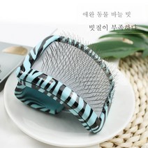 JINXIY 개 빗 페트 빅 도그 개 빗 사모 인 꽃 브러싱 황금 모그 개 브러시 개 개 제거 6, 가리키다, 임의의 색상